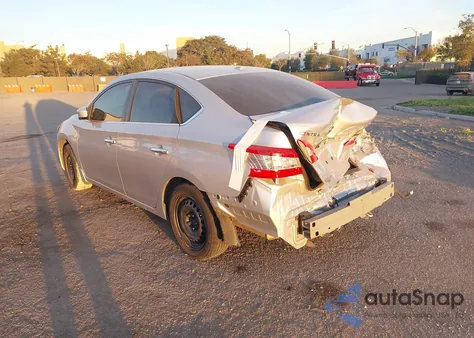 2015 Nissan Sentra Sv from USA, damaged, VIN 3N1AB7AP0FL672786